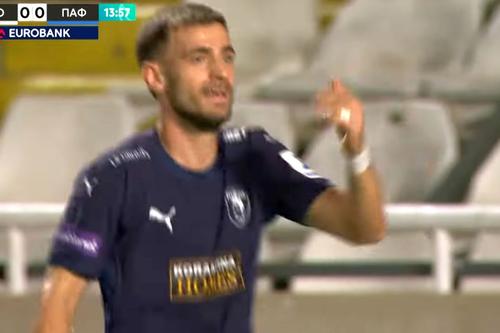 Vlad Dragomir, al treilea gol consecutiv pentru Pafos în campionat