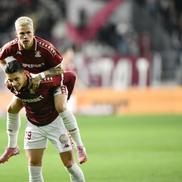 Claudiu Petrila, gol în Rapid - Unirea Slobozia. FOTO: Cristi Preda (GSP.ro)