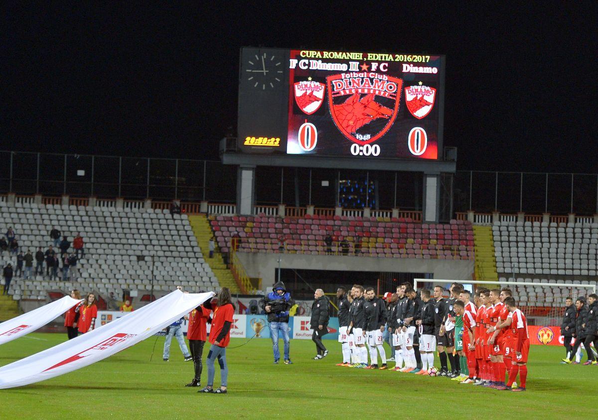 Dinamo - Dinamo II, anomalia din 2016, din „16-imile” Cupei României
