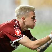 Claudiu Petrila, gol în Rapid - Unirea Slobozia. FOTO: Cristi Preda (GSP.ro)