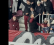 Imagini virale în Giulești! A venit cu bunica la meci și a fluturat eșarfa în galerie: reporterul GSP a surprins cele mai tari cadre