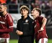 Ce s-a întâmplat pe gazon, imediat după Rapid - Unirea Slobozia » Giuleștenii s-au „bucurat” cu trivialități la adresa lui Rădoi și a FCSB: gestul lui Costel Gâlcă a fost elocvent