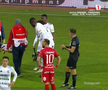Narcis Ilaș s-a accidentat în FC Botoșani - Hermannstadt. FOTO: captură Prima Sport