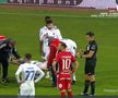 Narcis Ilaș s-a accidentat în FC Botoșani - Hermannstadt. FOTO: captură Prima Sport