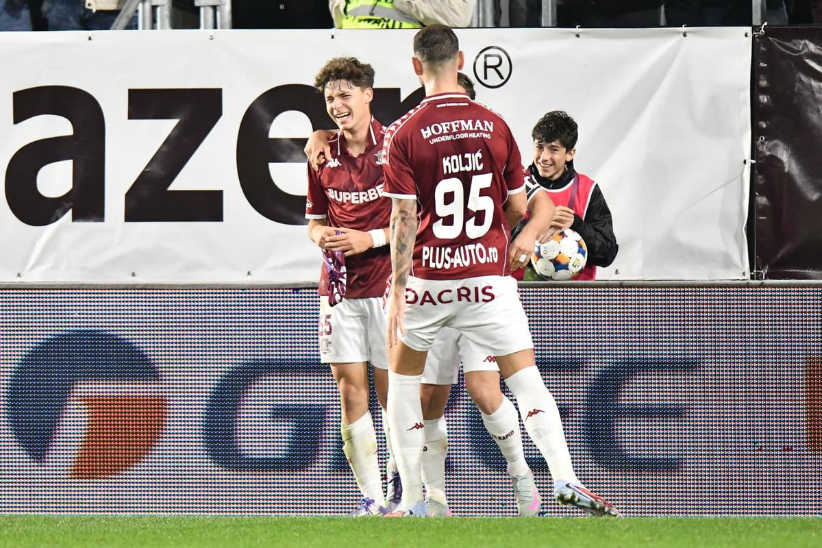 Rareș Pop, gol în Rapid - Unirea Slobozia