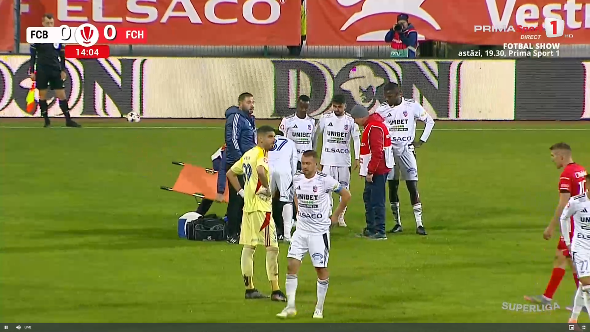 Narcis Ilaș s-a accidentat în FC Botoșani - Hermannstadt