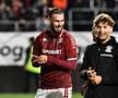 Ce s-a întâmplat pe gazon, imediat după Rapid - Unirea Slobozia » Giuleștenii s-au „bucurat” cu trivialități la adresa lui Rădoi și a FCSB: gestul lui Costel Gâlcă a fost elocvent