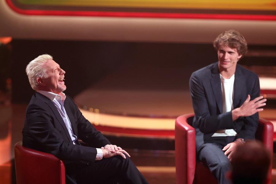 Boris Becker și Alexander Zverev, în 2021/ Foto: Getty Zverev, atac dur la adresa unei legende: „Acel om m-a criticat mereu, dar de mult timp nu mă mai interesează ce spune”