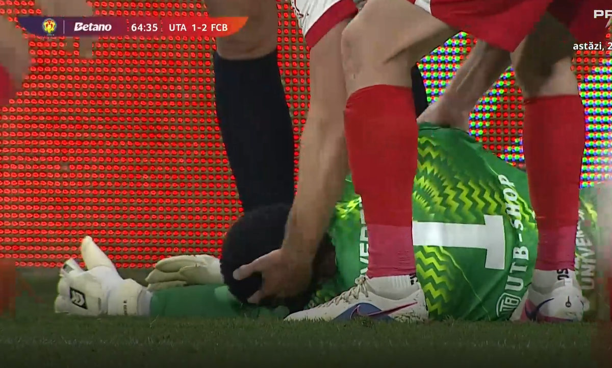 Marcio Rosa, lovit în UTA - FC Botoșani