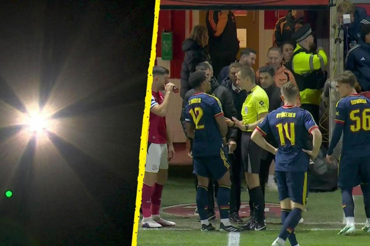 Fleetwood - Arsenal, oprit 8 minute, după ce o dronă a zburat deasupra stadionului