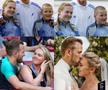 Harry Kane și Katie Goodland, alături de David Beckham
