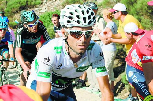 Alejandro Valverde în timpul Turului Spaniei 2012 Foto: Imago Images