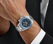 Rolex Cosmograph Daytona „Blue Sapphire”, cu cadran din obsidian și lunetă încrustată cu 36 de safire albastre/ Foto: wristaficionado.com