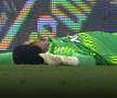 Marcio Rosa, lovit în UTA - FC Botoșani / FOTO: Captură TV @Prima Sport 1