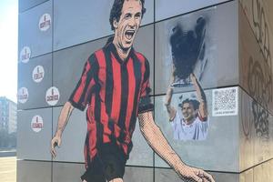 Suporterii lui Inter au vandalizat pictura murală a lui Baresi înaintea derby-ului cu Milan