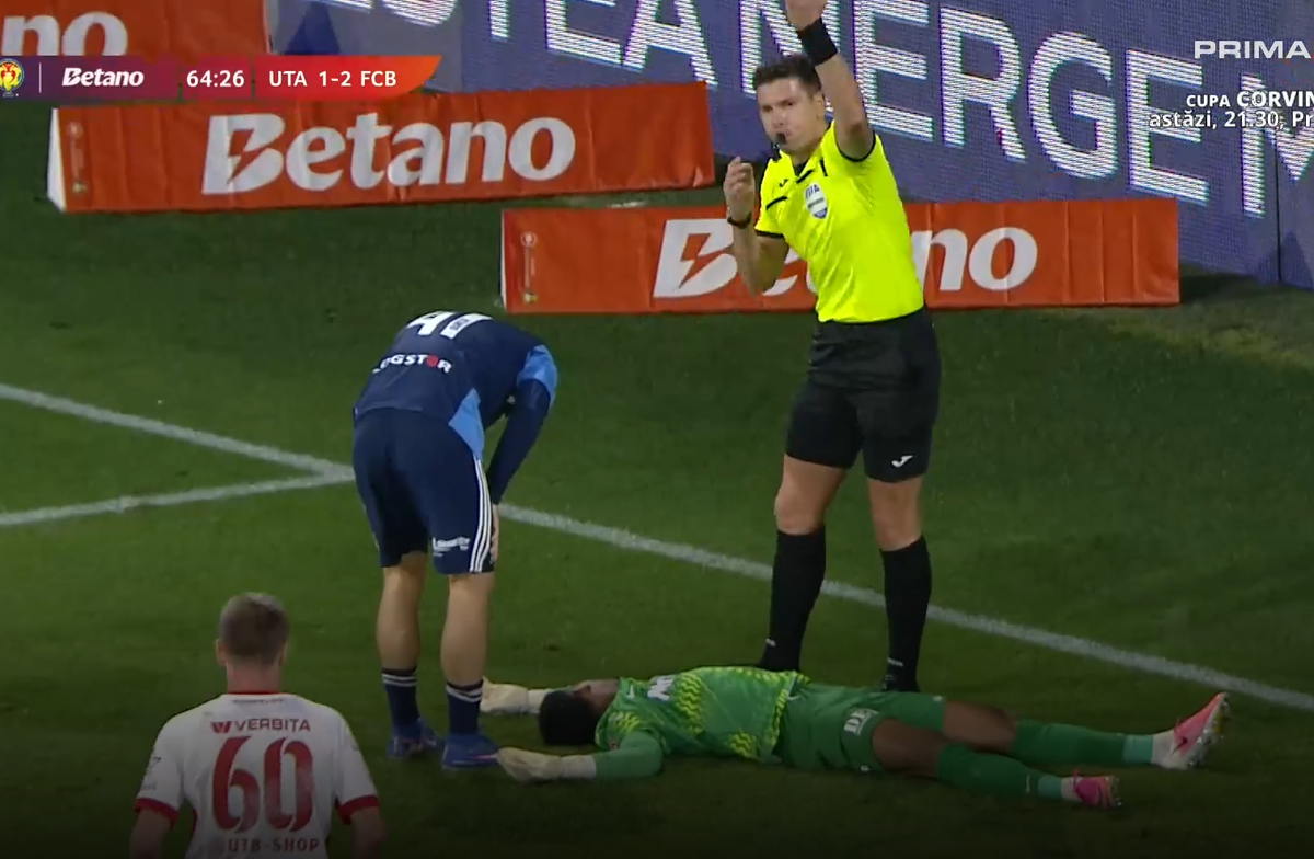 Marcio Rosa, lovit în UTA - FC Botoșani