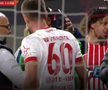 Marcio Rosa, lovit în UTA - FC Botoșani / FOTO: Captură TV @Prima Sport 1