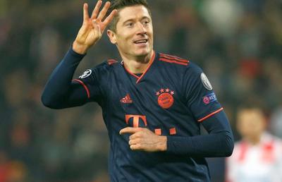 Steaua Roșie - Bayern 0-6 // Robert Lewandowski continuă să uluiască » Cel mai rapid „poker” din istoria Ligii: „Sunt dependent de goluri”