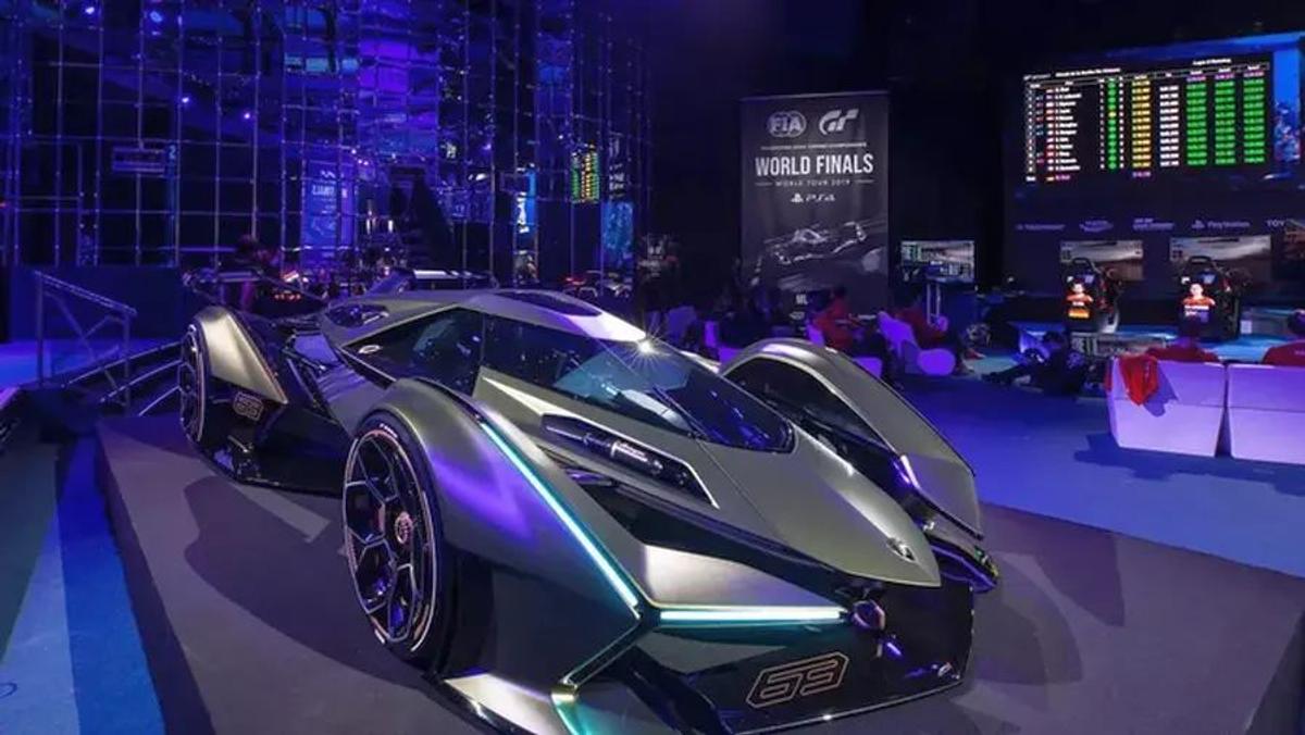 VIDEO+FOTO Care Tesla? Noul Lamborghini arată ca un Batmobile al viitorului