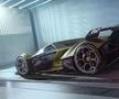 VIDEO+FOTO Care Tesla? Noul Lamborghini arată ca un Batmobile al viitorului