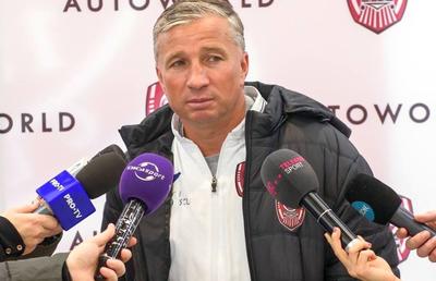 LAZIO - CFR CLUJ // Dan Petrescu e încrezător înaintea returului din Italia: „Vrem să câștigăm și să facem istorie pentru România”