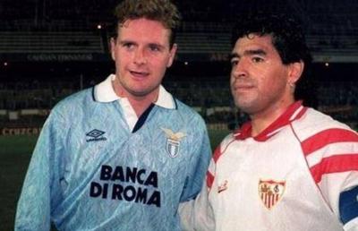 Paul Gascoigne, amintire de senzație de la meciul direct cu Diego Maradona: „E în regulă, Gazza, și eu sunt beat!”