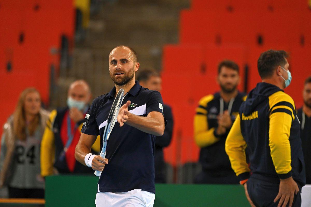 România - Peru, Cupa Davis (Marius Copil vs. Conner Huertas del Pino)