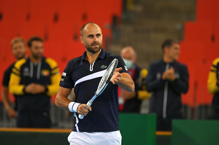 Marius Copil vs. Conner Huertas del Pino / FOTO: Raed Krishan