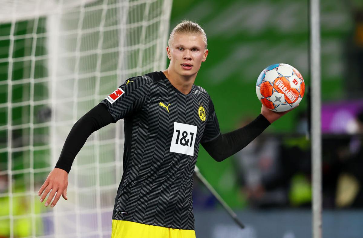 Haaland, faza zilei în Wolfsburg - Dortmund