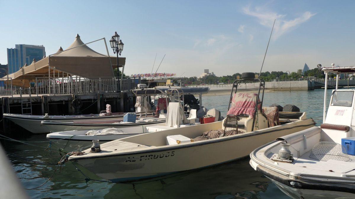 La pescuit de crabi în Doha