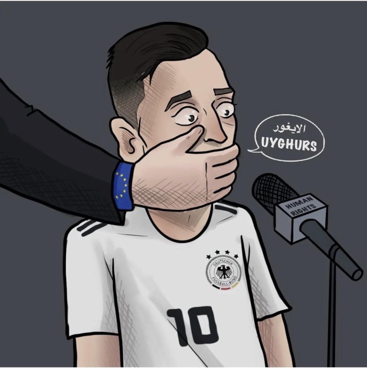 Imaginile din Spania - Germania fac înconjurul lumii! » Ce au afișat qatarezii, ca replică la protestul nemților cu mâinile la gură
