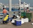 La pescuit de crabi în Doha