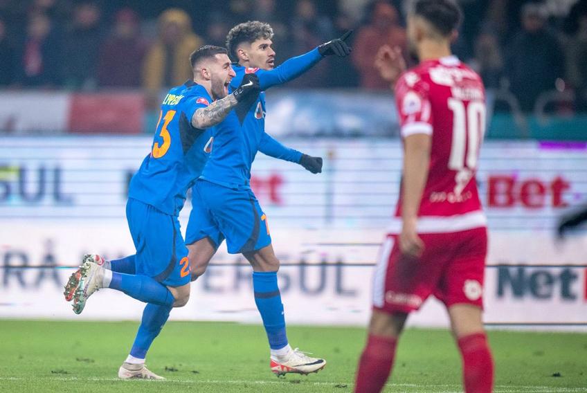 Florinel Coman a adus victoria pentru FCSB în derby-ul cu Dinamo