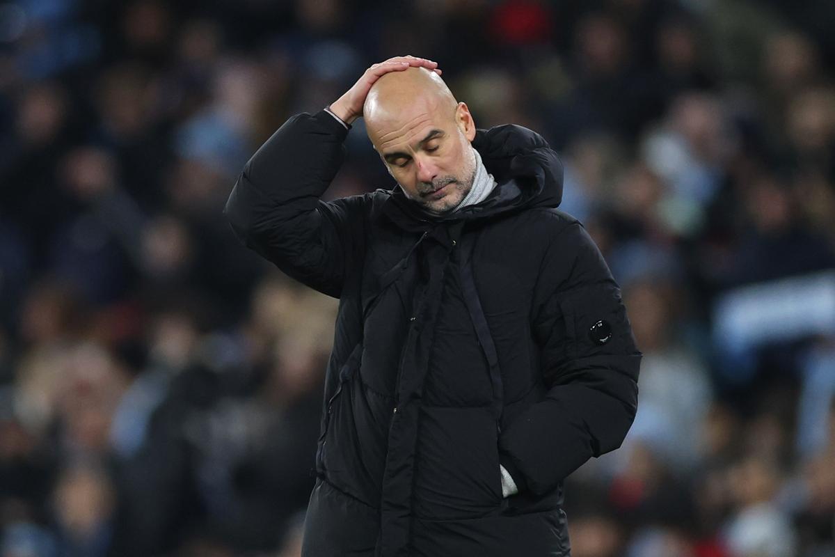 Pep Guardiola s-a însângerat la meciul din Liga Campionilor