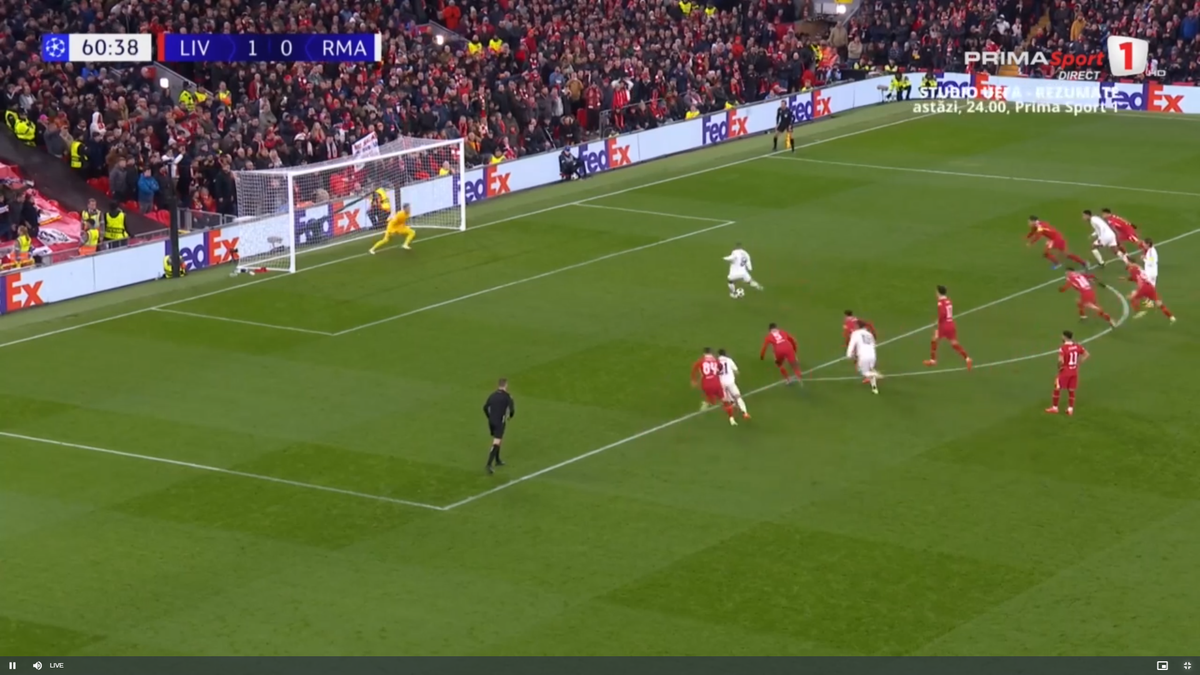 Atacat din toate părțile, Mbappe a lăsat-o la greu pe Real Madrid pe Anfield