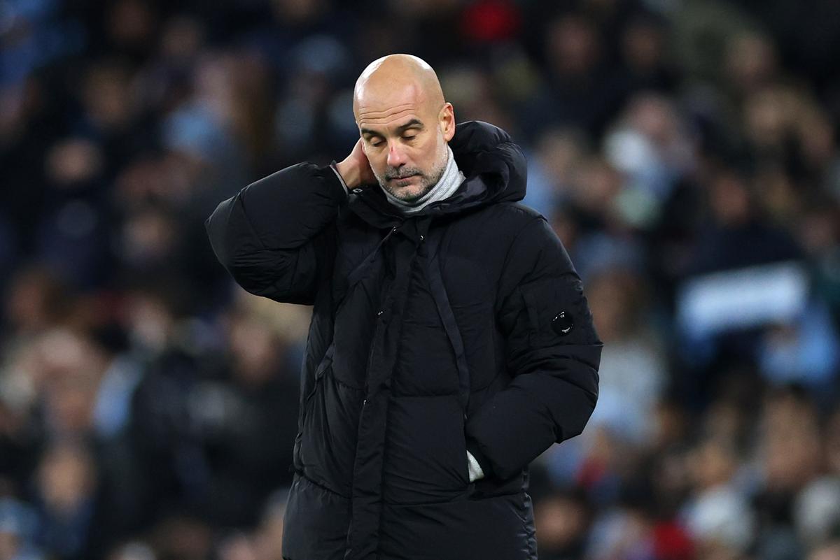 Pep Guardiola s-a însângerat la meciul din Liga Campionilor