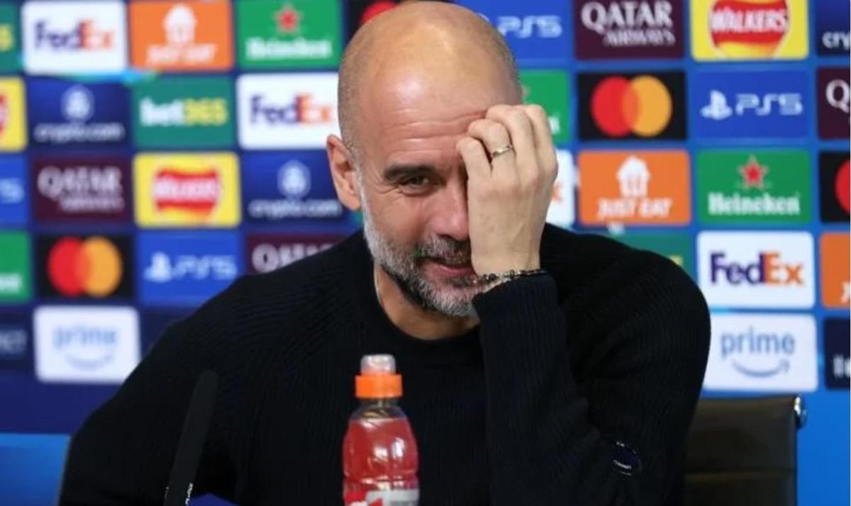Pep Guardiola s-a însângerat la meciul din Liga Campionilor
