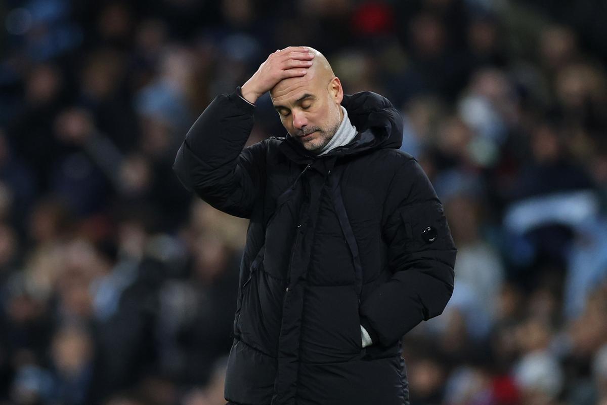 Pep Guardiola s-a însângerat la meciul din Liga Campionilor
