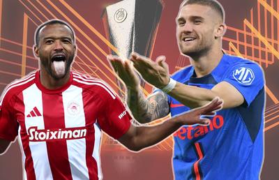 Daniel Bîrligea vs. Ayoub El Kaabi » GSP a analizat duelul atacanților din FCSB - Olympiakos