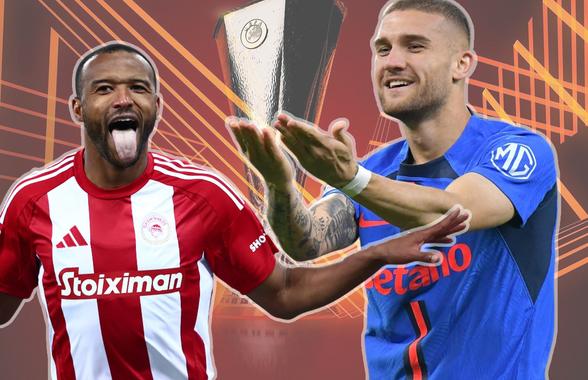 Daniel Bîrligea vs. Ayoub El Kaabi » GSP a analizat duelul atacanților din FCSB - Olympiakos