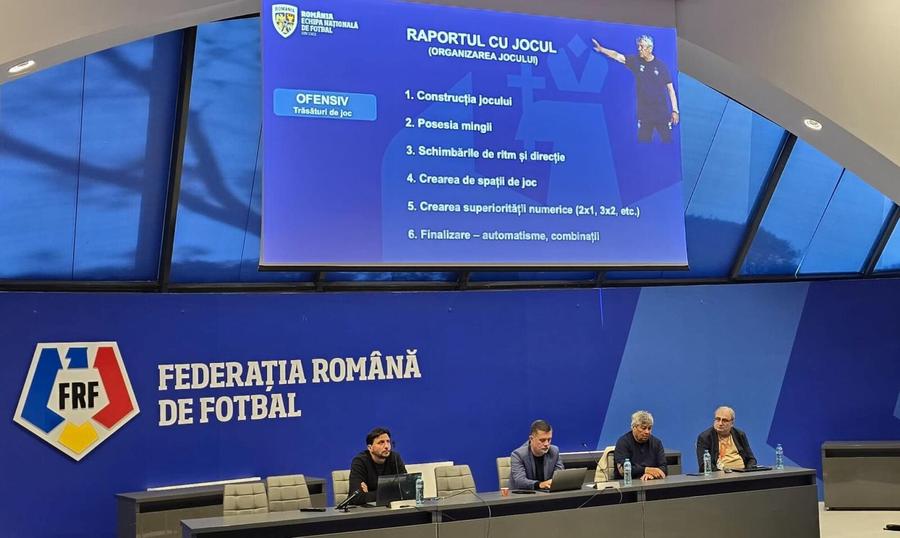 Mircea Lucescu a fost invitat al Școlii de Antrenori din România, participând la cursurile de perfecționare destinate antrenorilor posesori de Licență Pro UEFA / foto: FRF Ce a făcut Mircea Lucescu la sediul FRF după ultimele meciuri ale naționalei din 2024