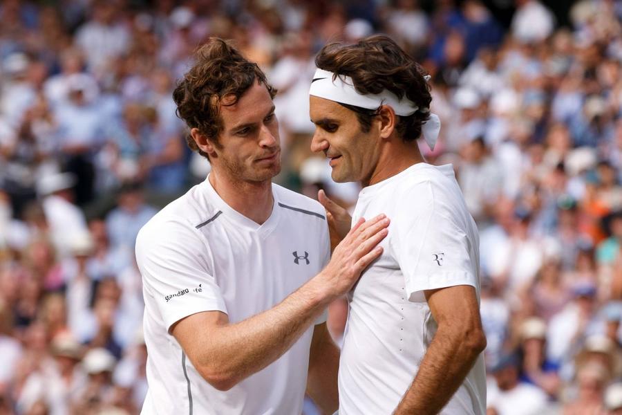 Andy Murray și Roger Federer la Wimbledon 2015 Foto: Imago Ei i-au învins pe Djokovic, Nadal și Federer în turnee de Grand Slam » Dar pe cine îl consideră GOAT?