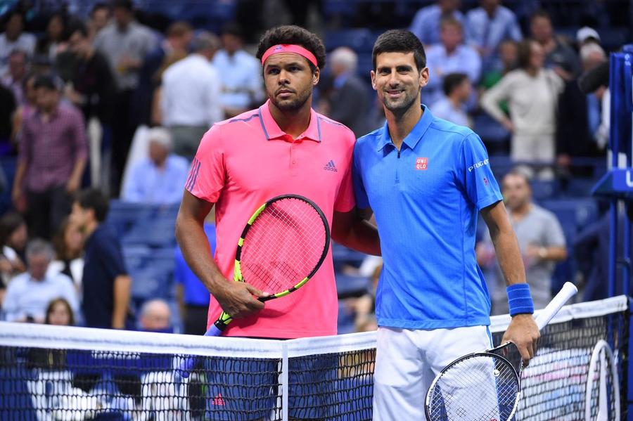 Jo-Wilfried Tsonga și Novak Djokovic la US Open 2016 Foto: Imago Ei i-au învins pe Djokovic, Nadal și Federer în turnee de Grand Slam » Dar pe cine îl consideră GOAT?