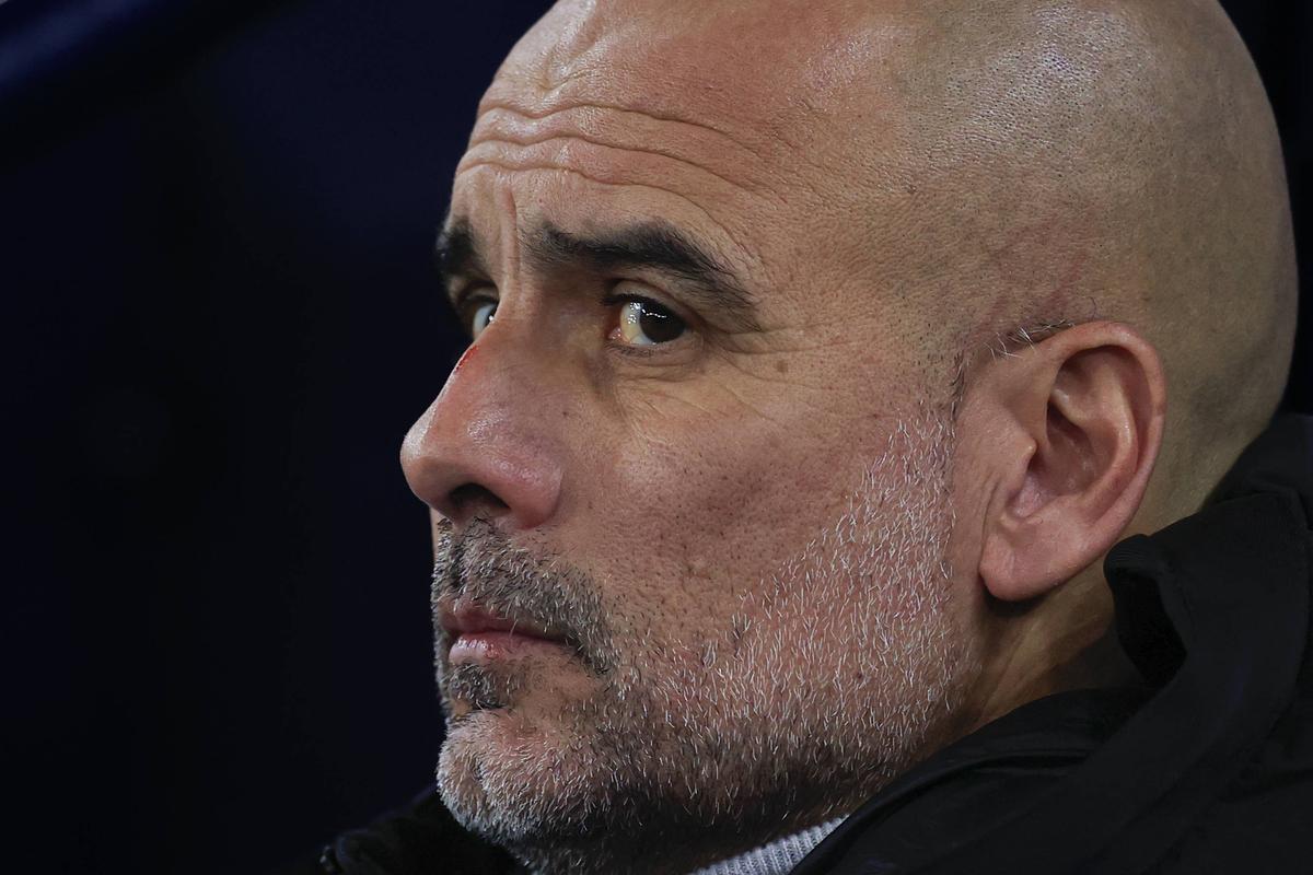 Pep Guardiola s-a însângerat la meciul din Liga Campionilor