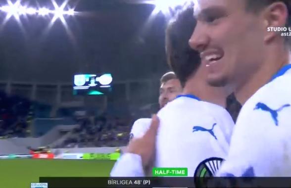 „Șoc” pentru fanii FCSB :) » Ce a apărut pe grafica TV în dreptul marcatorului de la Craiova - Mainz