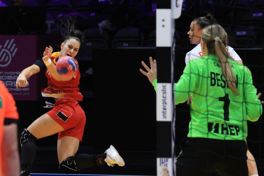 Rebeca Necula / România - Croația, debutul tricolorelor la Campionatul Mondial/FOTO: Ionuț Iordache (GSP.ro) La finalul unui meci dominat, Rebeca Necula a descris ultimele zile: „Am fost foarte supărate” + Mesajul pentru colega din naționala Elveției