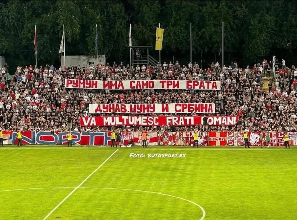„Delije”, temuții ultrași ai Stelei Roșii, bagă frica-n rivali » „Românul are trei frați, Dunărea, pădurea și pe sârbi!”