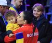 Asma Elghaoui și fiul ei, în Rotterdam Ahoy / FOTO: Ionuț Iordache (GSP.ro)