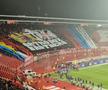 Scenografia sârbilor la Steaua Roșie - FCSB