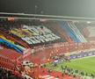 Scenografia sârbilor la Steaua Roșie - FCSB